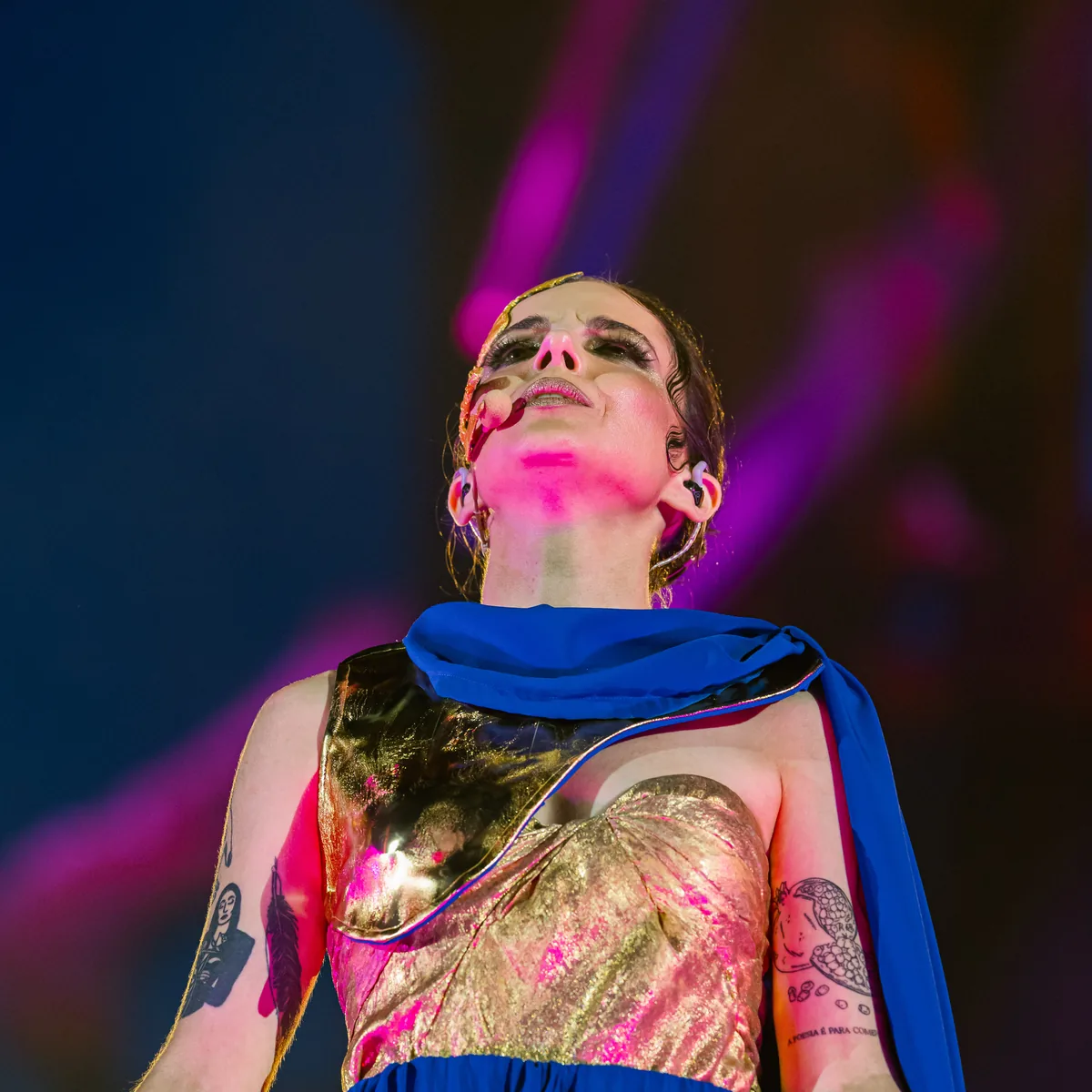 Marta Rosa em palco, no Tomorrowland
